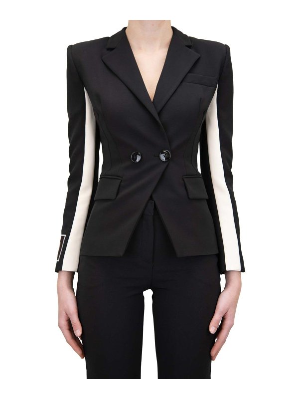 ELISABETTA FRANCHI: ブレザー - ブレザー - 黒