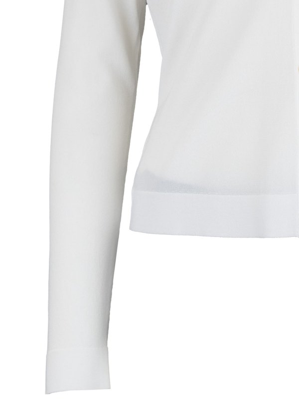 カーディガン - クリーム shop online: ELISABETTA FRANCHI