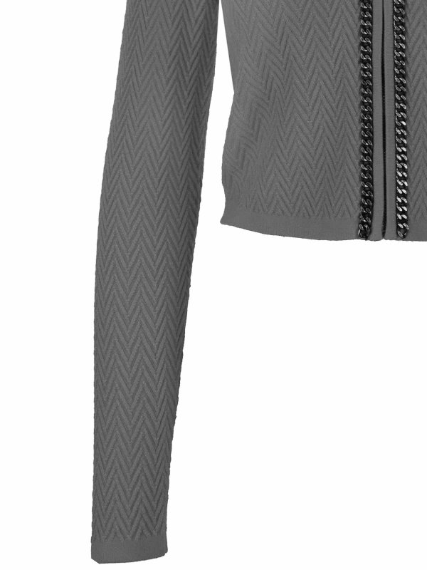 カーディガン - グレー shop online: ELISABETTA FRANCHI