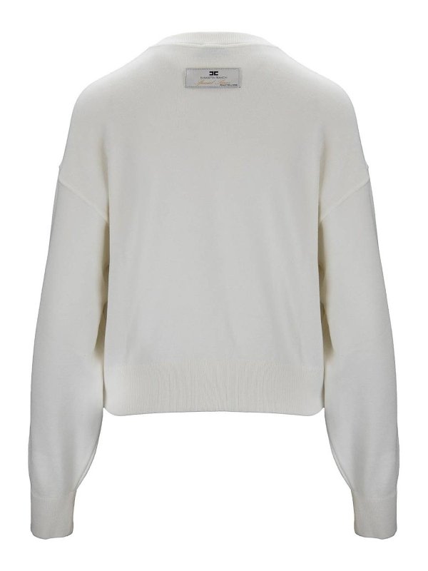 ELISABETTA FRANCHI: スウェット＆セーター online - スウェットシャツ/セーター - クリーム
