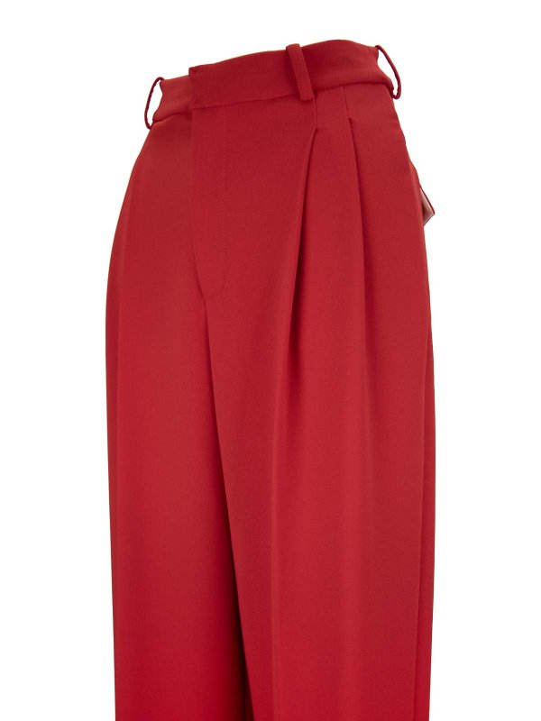 カジュアルパンツ - 赤 shop online: ELISABETTA FRANCHI