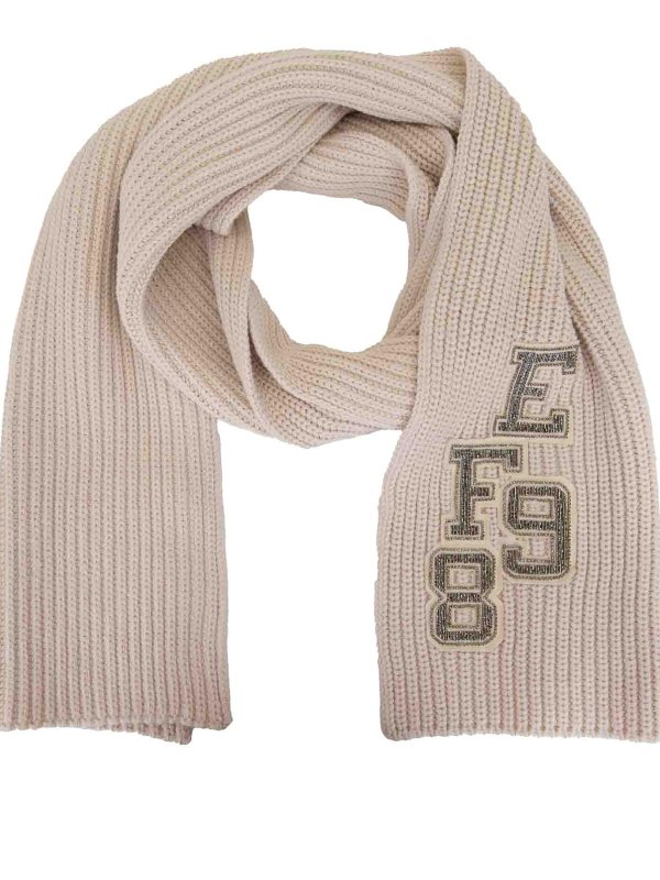 ELISABETTA FRANCHI: スカーフ - スカーフ - クリーム