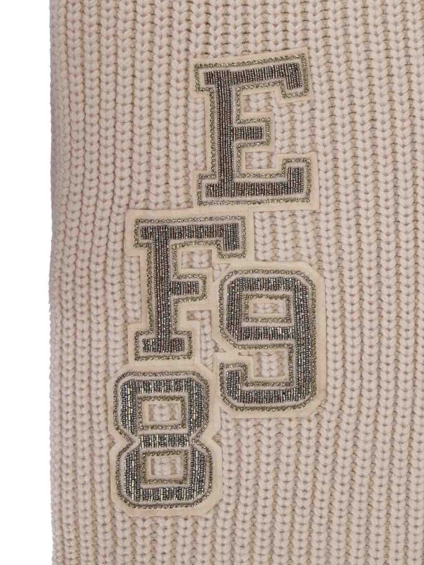 スカーフ - クリーム shop online: ELISABETTA FRANCHI