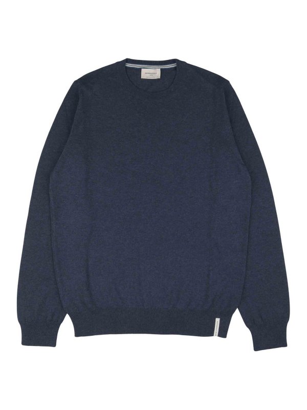 BROOKSFIELD: ボートネック - ボートネック - ダークブルー