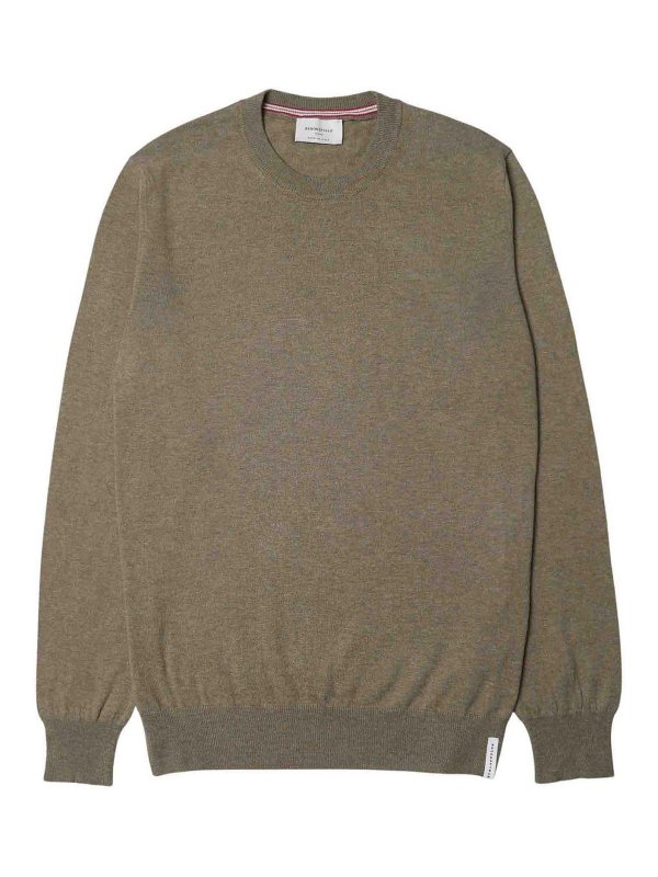 BROOKSFIELD: ボートネック - ボートネック - ダークグリーン