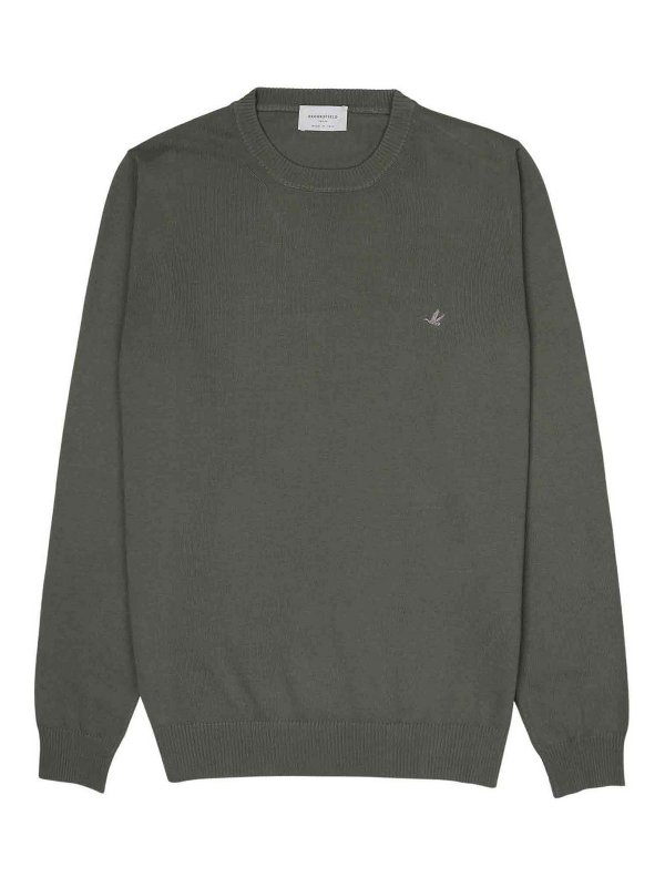 BROOKSFIELD: Col bateau - Pull Col Bateau - Vert