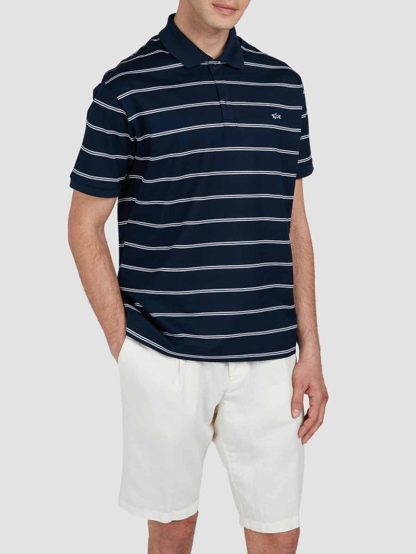 The Best Shops PAUL & SHARK: Poloshirts - Poloshirt - Blau