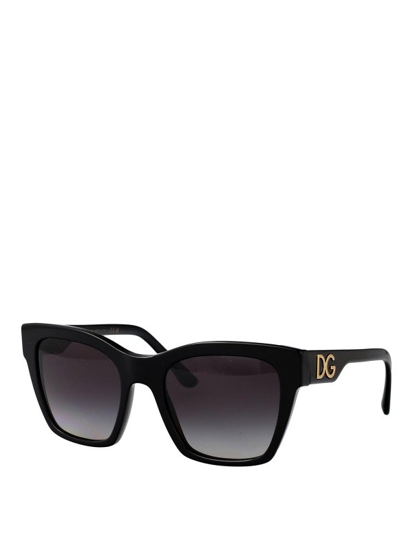 DOLCE & GABBANA: Lunettes de soleil online - Lunettes De Soleil - Noir