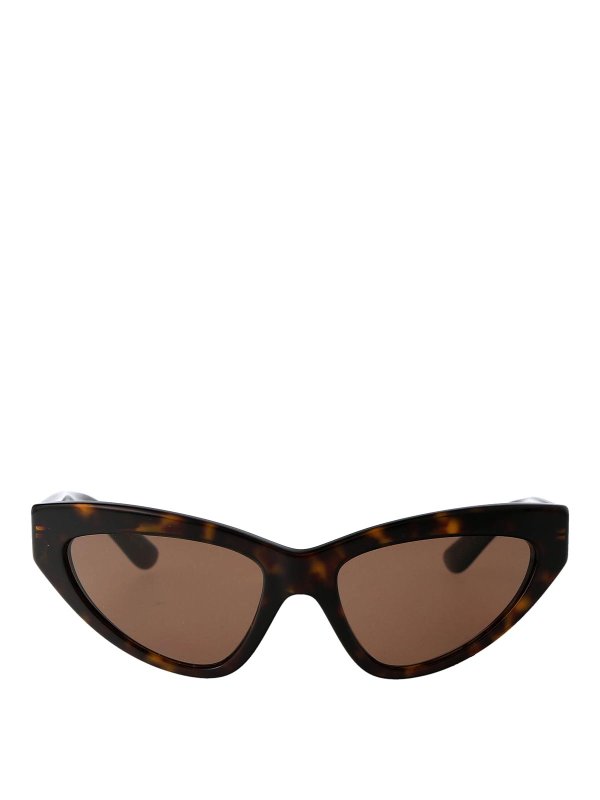 DOLCE & GABBANA: Sonnenbrillen - Sonnenbrille - Braun