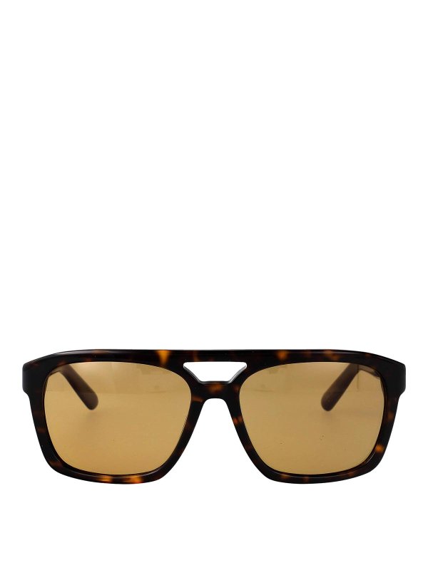 GCDS: Sonnenbrillen - Sonnenbrille - Braun