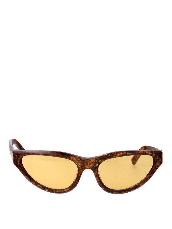 Marni: Sonnenbrillen - Sonnenbrille - Braun