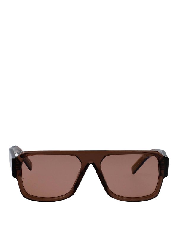 PRADA: Lunettes de soleil - Lunettes De Soleil - Marron