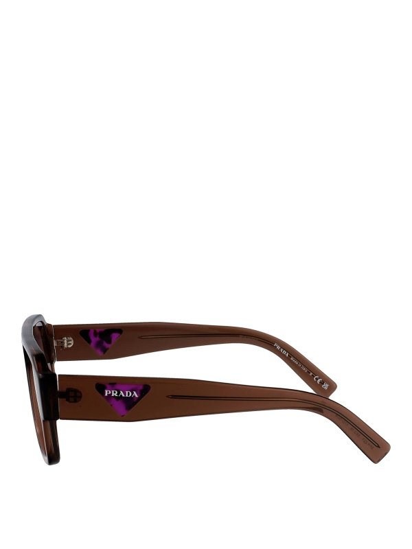 The Best Shops PRADA: Lunettes de soleil - Lunettes De Soleil - Marron