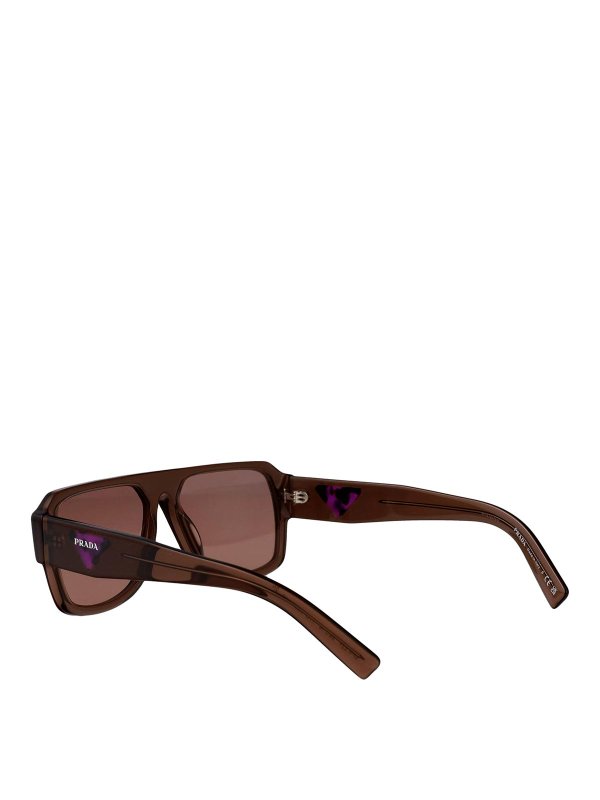 Lunettes De Soleil - Marron shop online: PRADA