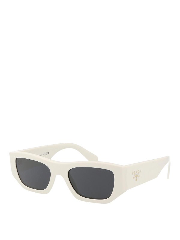 PRADA: Lunettes de soleil online - Lunettes De Soleil - Blanc