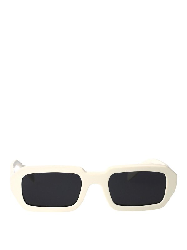 PRADA: Lunettes de soleil - Lunettes De Soleil - Blanc