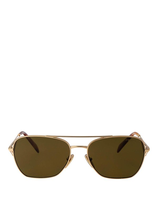 PRADA: サングラス - サングラス - 金