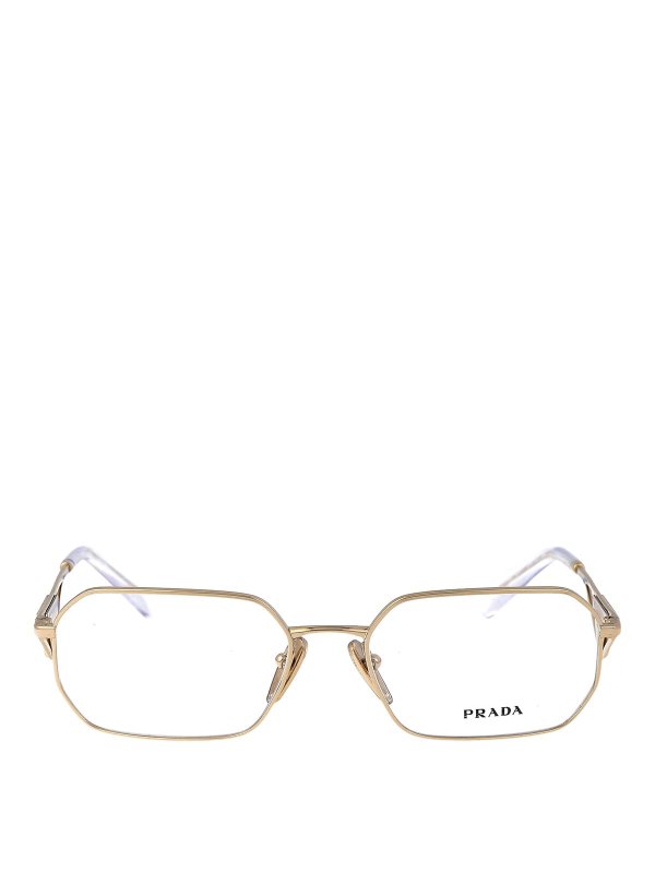 PRADA: Lunettes - Lunettes - Or