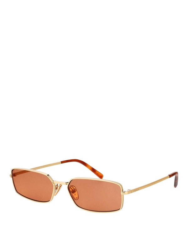 PRADA: Lunettes de soleil online - Lunettes De Soleil - Or