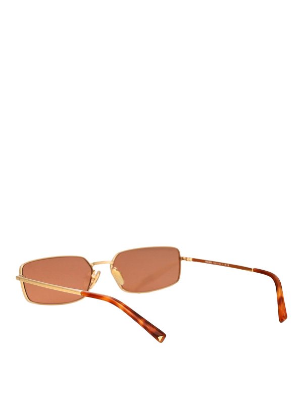 Lunettes De Soleil - Or shop online: PRADA