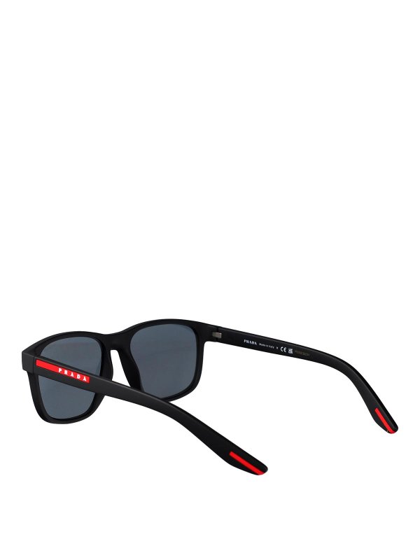 サングラス - 黒 shop online: PRADA LINEA ROSSA