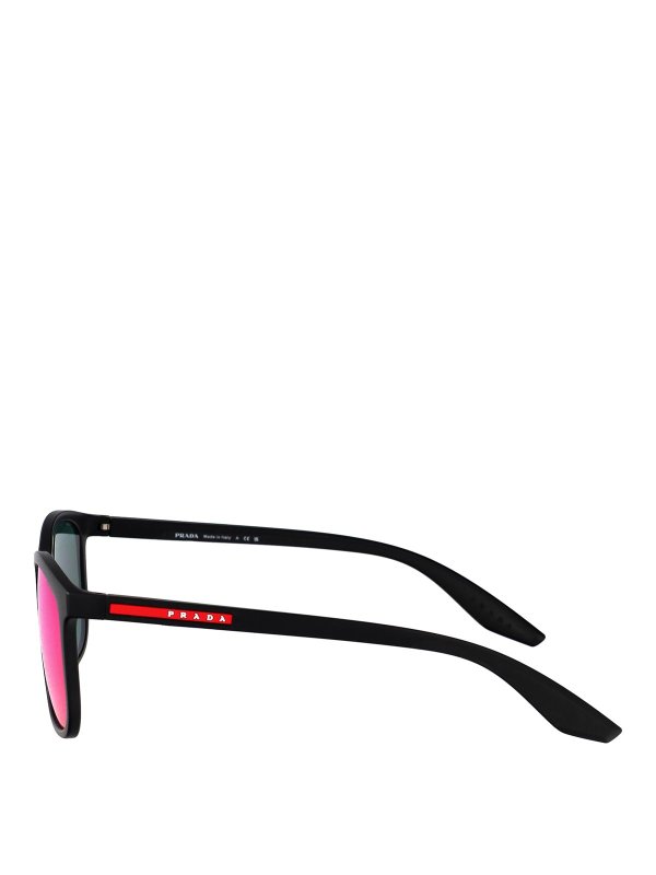 The Best Shops PRADA LINEA ROSSA: Lunettes de soleil - Lunettes De Soleil - Noir