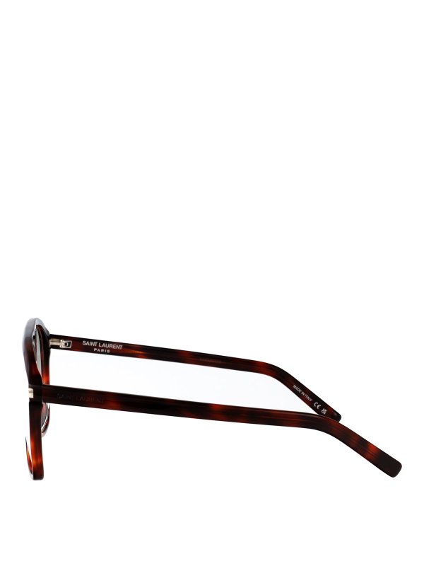 The Best Shops SAINT LAURENT: 眼鏡 - 眼鏡 - ブラウン