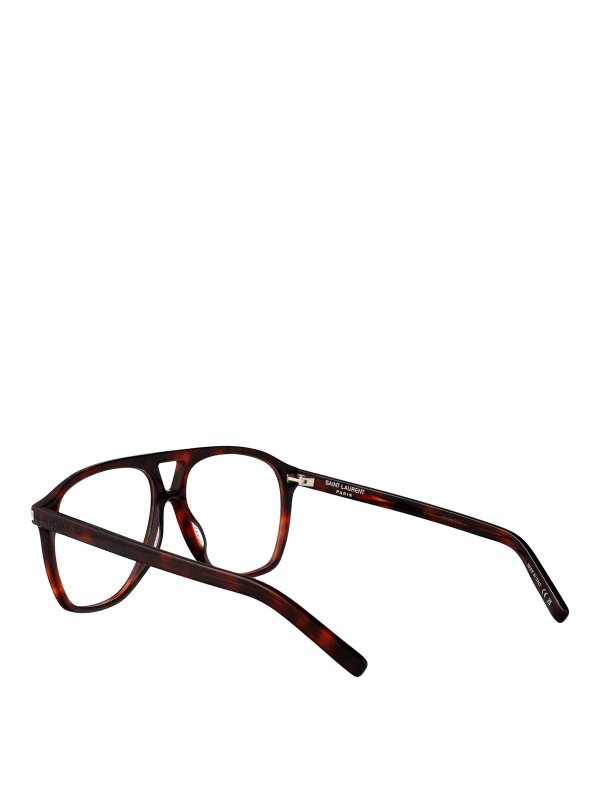眼鏡 - ブラウン shop online: SAINT LAURENT