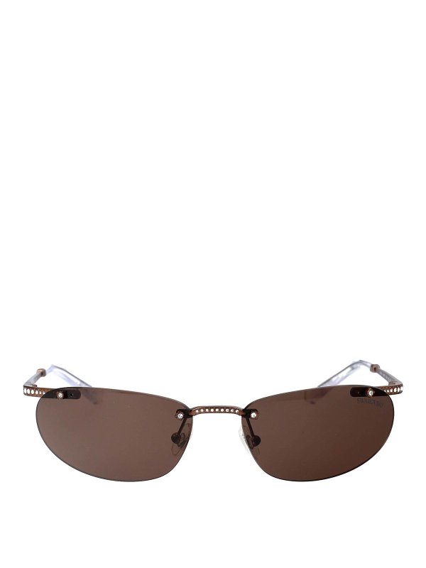 SWAROVSKI: サングラス - サングラス - ブラウン