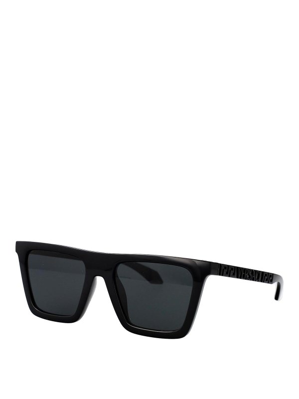 VERSACE: Lunettes de soleil online - Lunettes De Soleil - Noir