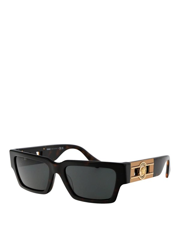 VERSACE: Lunettes de soleil online - Lunettes De Soleil - Marron