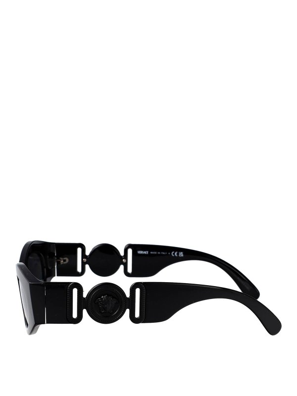 The Best Shops VERSACE: Lunettes de soleil - Lunettes De Soleil - Noir