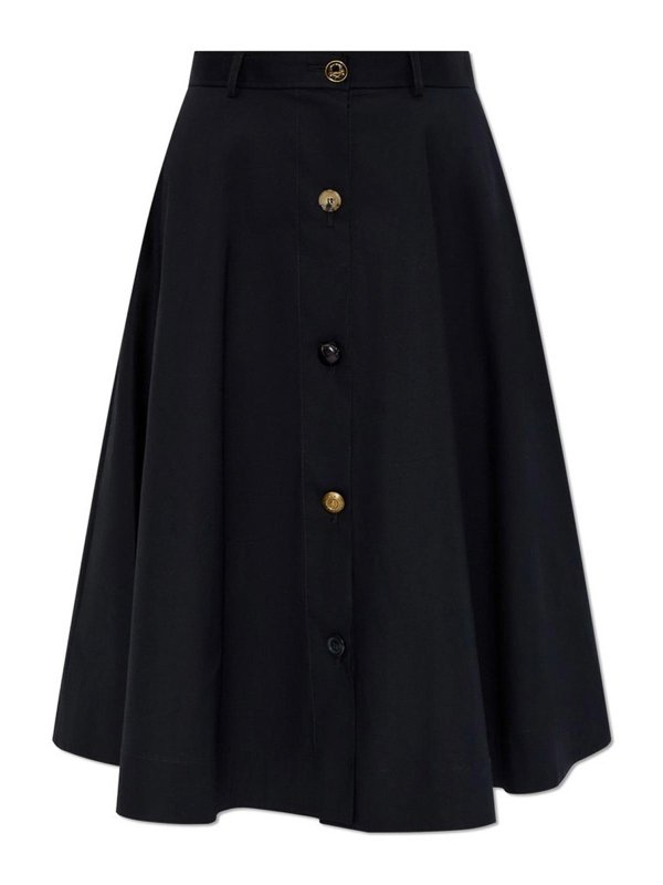 MOSCHINO: Knielange und Midi Röcke - Midirock - Schwarz