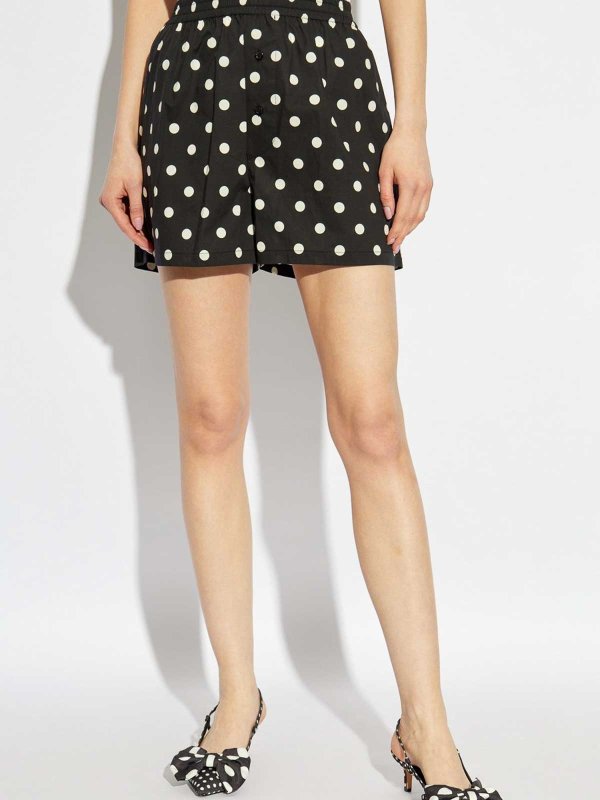 The Best Shops MOSCHINO: トラウザーショーツ - ショートパンツ - 黒