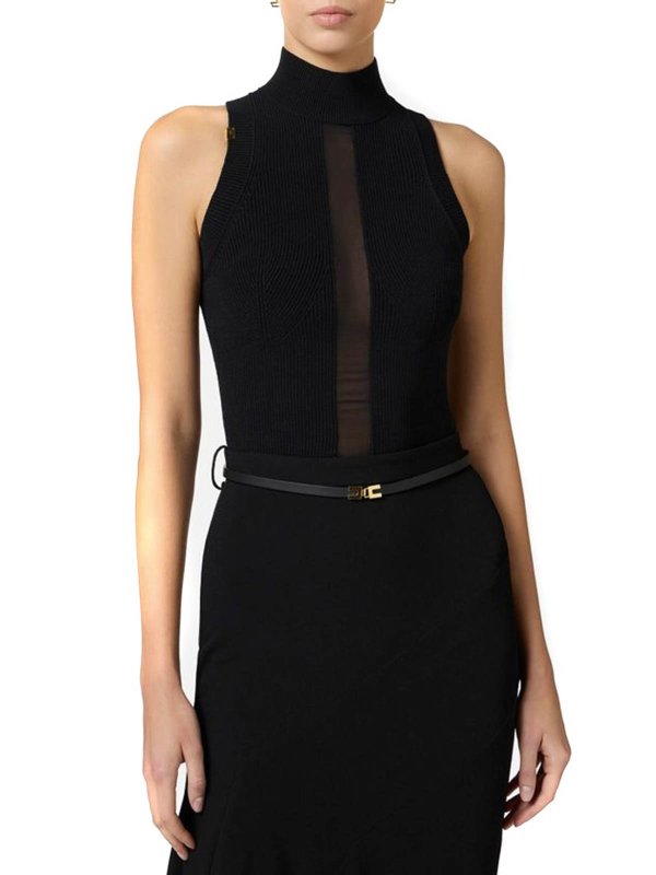 Top - Negro shop online: ELISABETTA FRANCHI