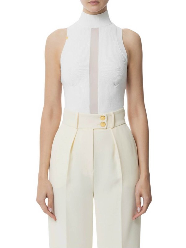 The Best Shops ELISABETTA FRANCHI: Tops und Tank Tops - Top - Weiß