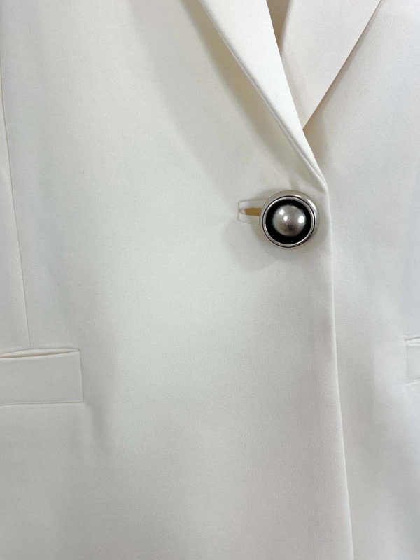 Pinko Blazer - White - Women | 104883A213Z07 | thebs.com