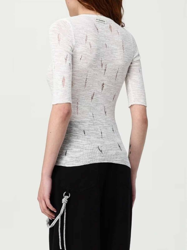 The Best Shops Pinko: クルーネック - クルーネック - 白