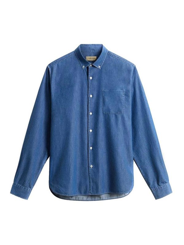WOOLRICH: シャツ - シャツ - デニム