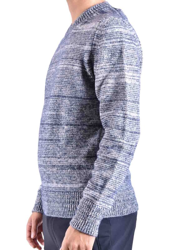 Rundhalspullover - Blau shop online: DONDUP