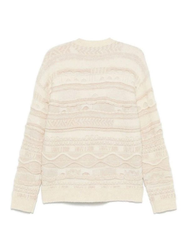 LANEUS: クルーネック - クルーネック - 白