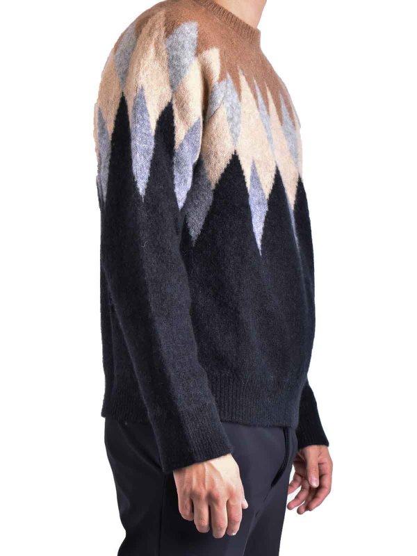 クルーネック - マルチカラー shop online: LANEUS