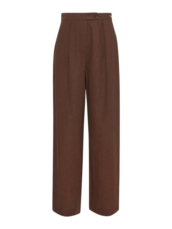 BARBOUR: Pantalones casual - Pantalón Casual - Marrón