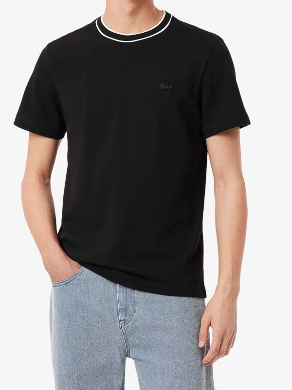 The Best Shops LACOSTE: T-shirts - T-Shirt - Noir