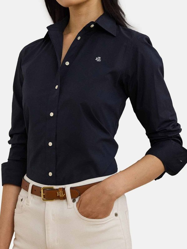 LAUREN RALPH LAUREN: シャツ online - シャツ - ブルー