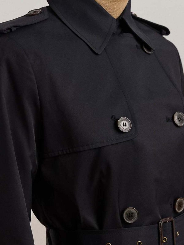 LAUREN RALPH LAUREN: トレンチコート online - トレンチコート - ブルー