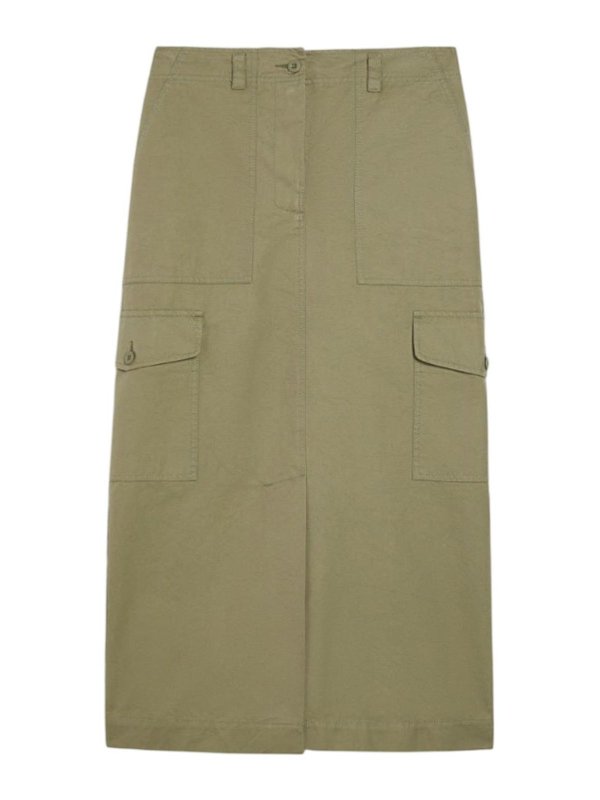 WEEKEND MAX MARA: Knielange und Midi Röcke - Midirock - Grün