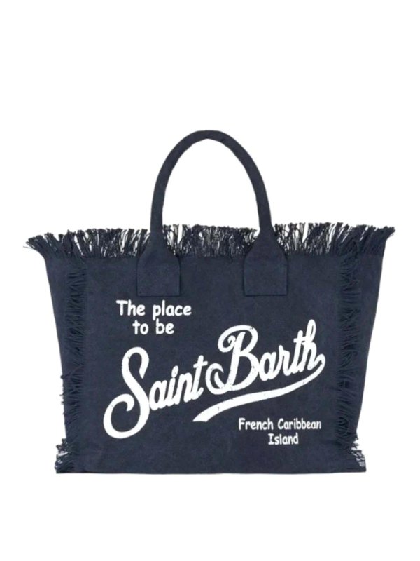 MC2 SAINT BARTH: Handtaschen - Shopper - Blau