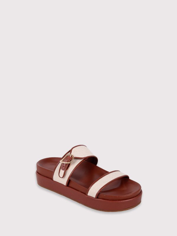 ANCIENT GREEK SANDALS: mules shoes online - Sandals with Plateau Tria