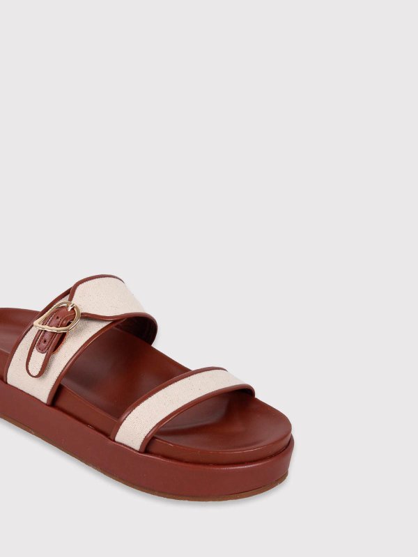 The Best Shops ANCIENT GREEK SANDALS: mules shoes - Sandals with Plateau Tria